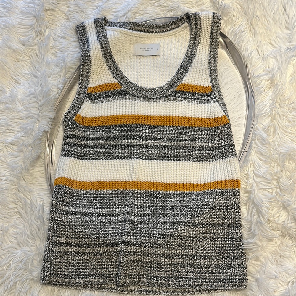 Lucky brand sweater vest size small